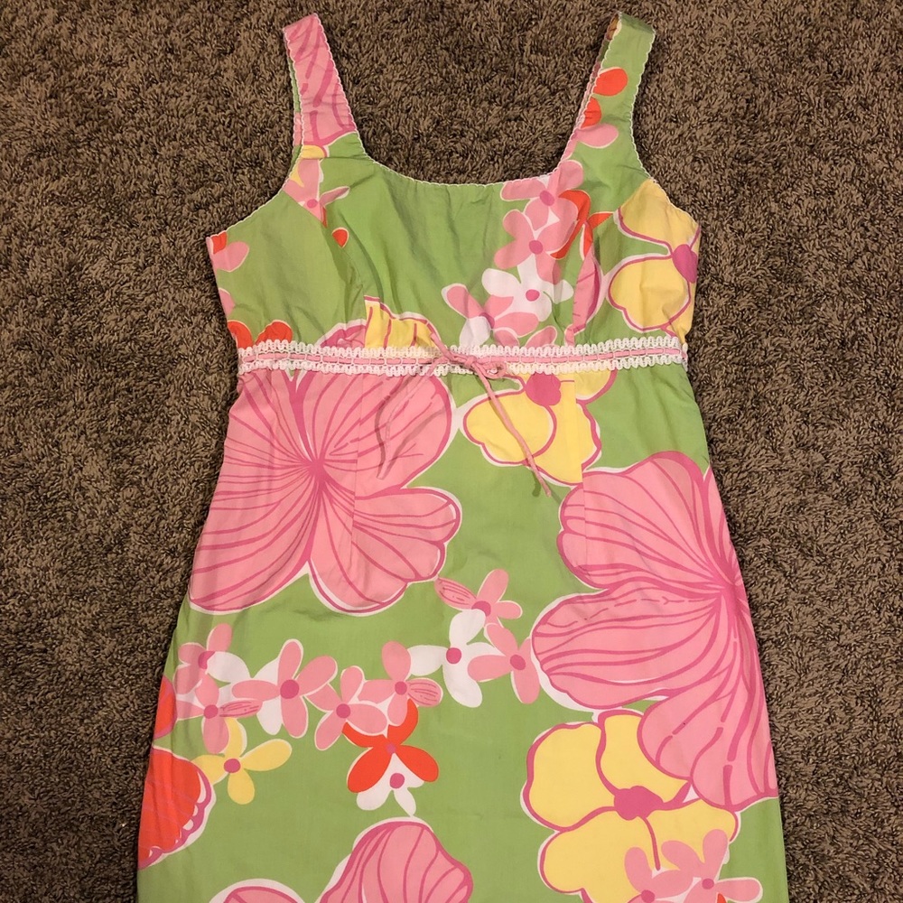 Lilly Pulitzer summer floral dress